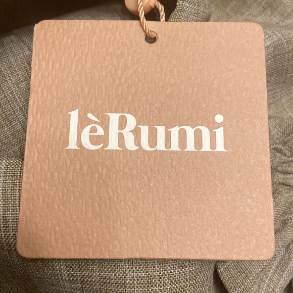 LeRumi Ryan Off-The-Shoulder Zipper Front Split Size Medium Midi Dress. - Picture 7 of 9